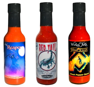 Electric Pepper Reaper, Scorpion & Ghost Sauce Pack